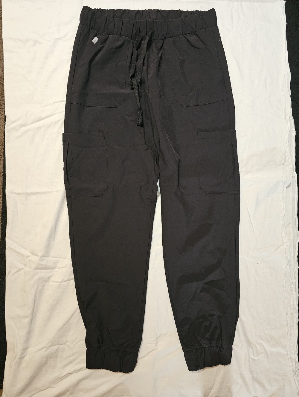 Hanes Black Men’s Cargo Jogger Pants